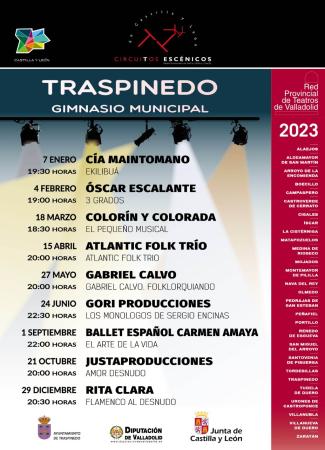 画像 PROGRAMACIÓN RED CIRCUITOS ESCÉNICOS TRASPINEDO 2023